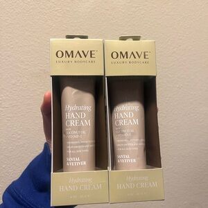 OMAVE LUXURY BODYCARE Santal & Vetiver HAND CREAMS 2-4oz